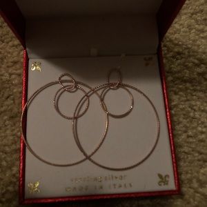 Mia Fiore Hoop Earrings NWT